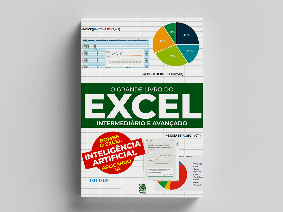 O Grande Livro do Excel - Intermediário e Avançado | Livraria Saber