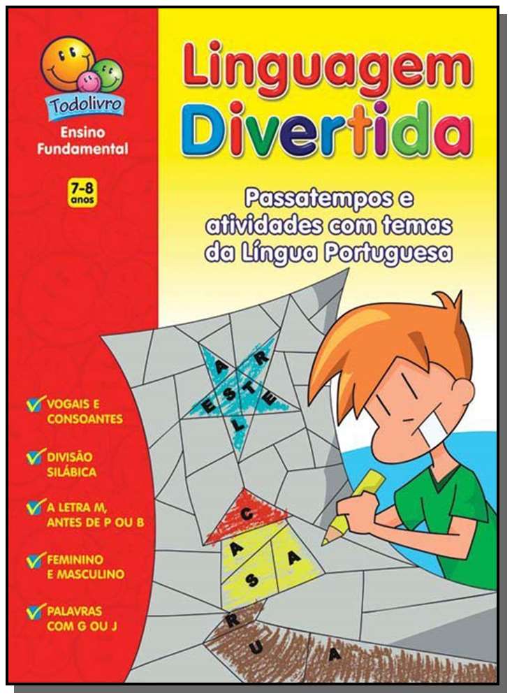 Linguagem Divertida: 7-8 Anos (Vermelho)