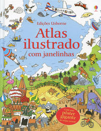Atlas ilustrado com janelinhas
