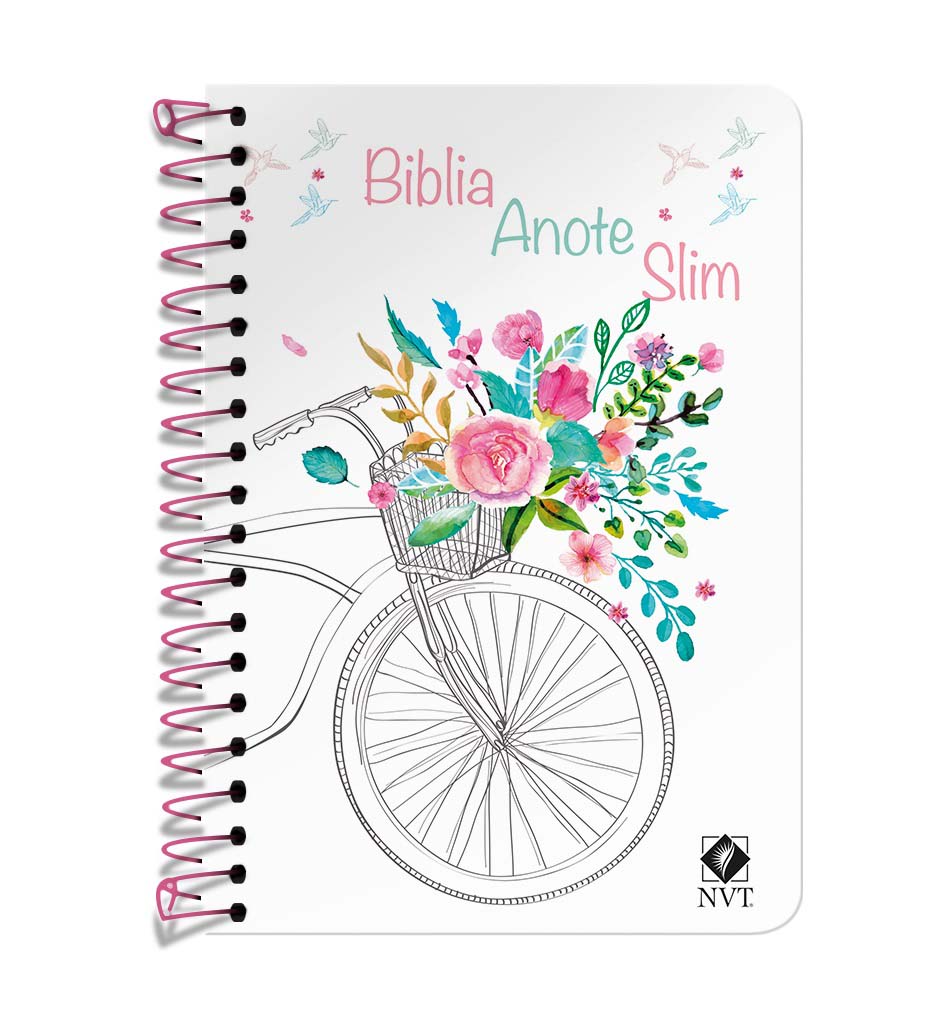 Bíblia Anote NVT Slim espiral - Bike