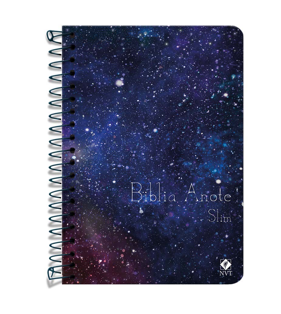 Bíblia Anote NVT Slim espiral - Estelar