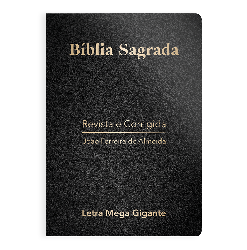 Bíblia ARC Meha Gigante - Luxo preta