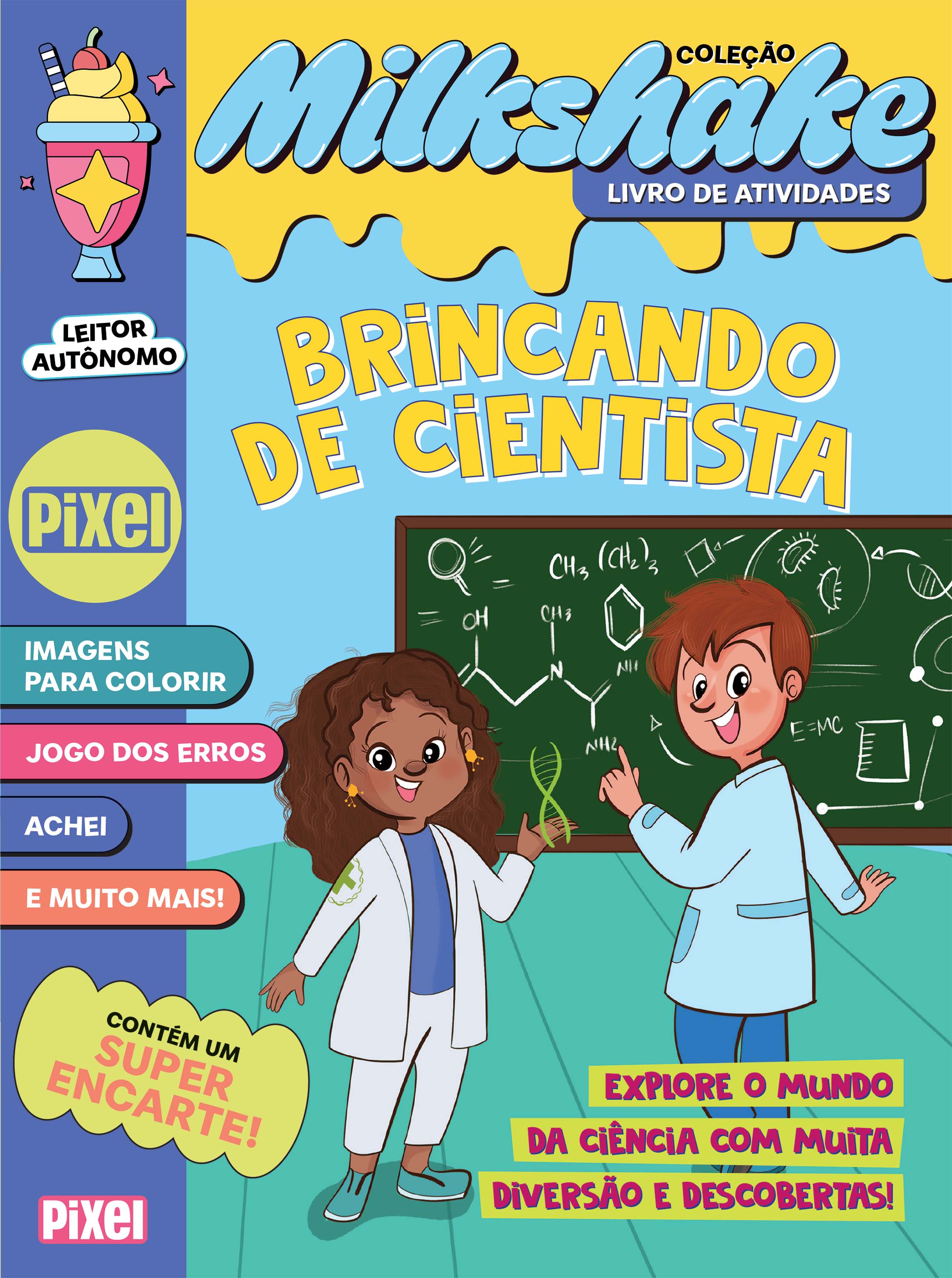 Brincando de cientista - Coleção Milkshake