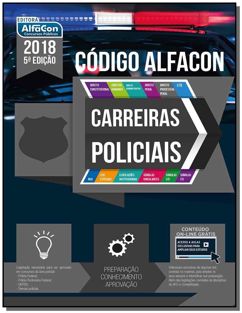 Código AlfaCon - Carreiras policiais 2018