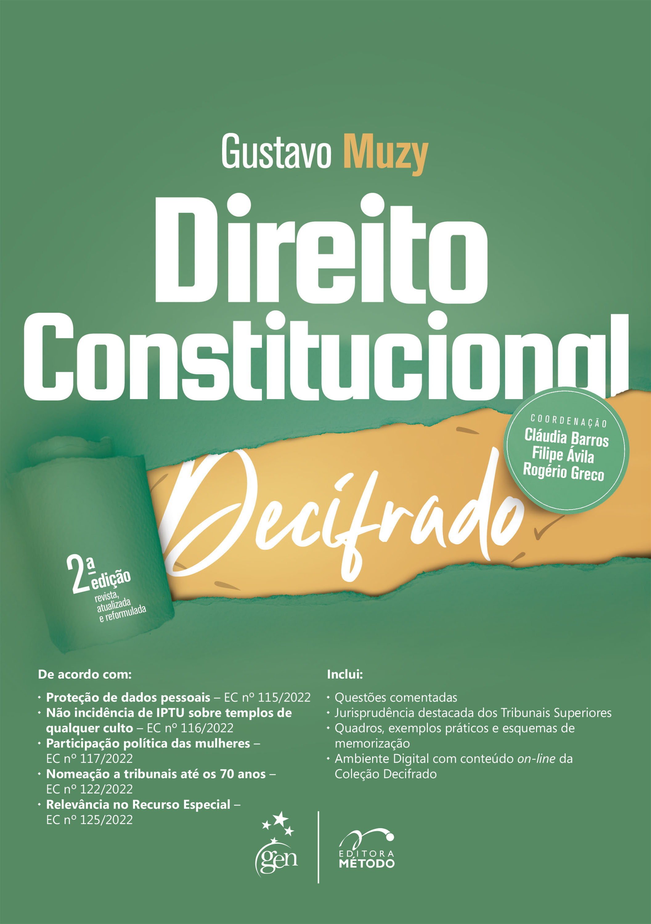 Coleção Decifrado - Direito Constitucional - 02Ed/23