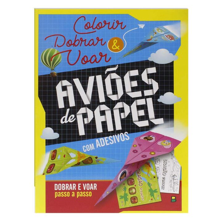 Colorir e Dobrar: Aviões De Papel