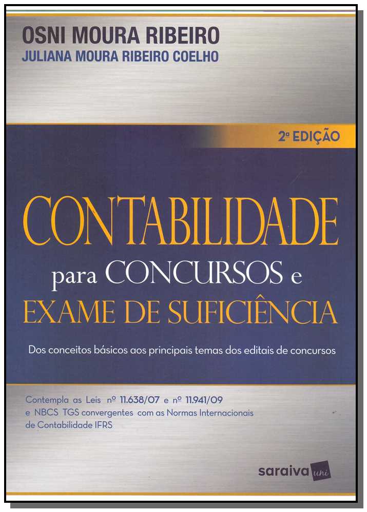 Contabilidade para concursos e exame de suficiência