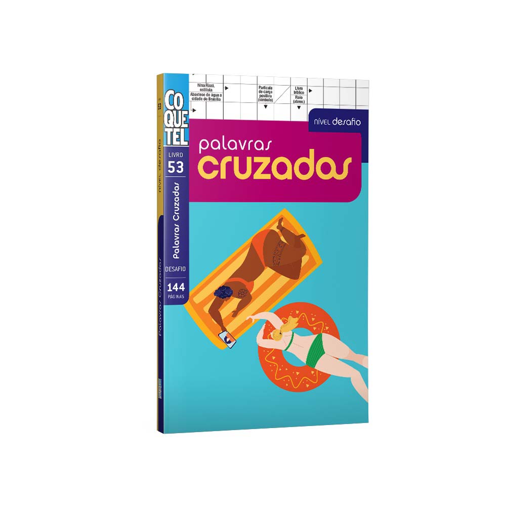 Livro Coquetel Palavras Cruzadas Desafio Ed 53