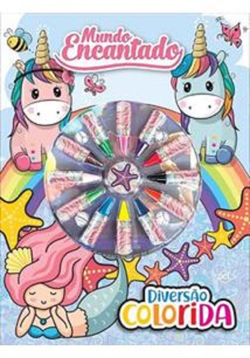 Cores - Unicórnios e sereias