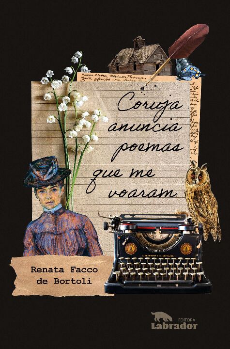 Coruja anuncia poemas que me voaram