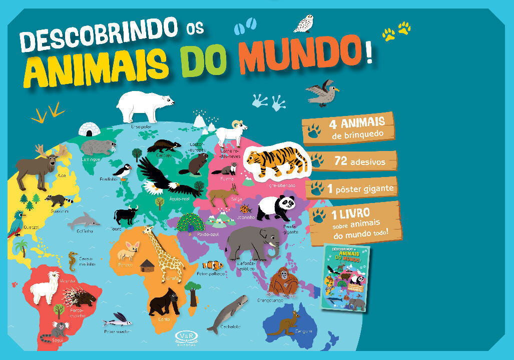 Descobrindo os Animais do Mundo!
