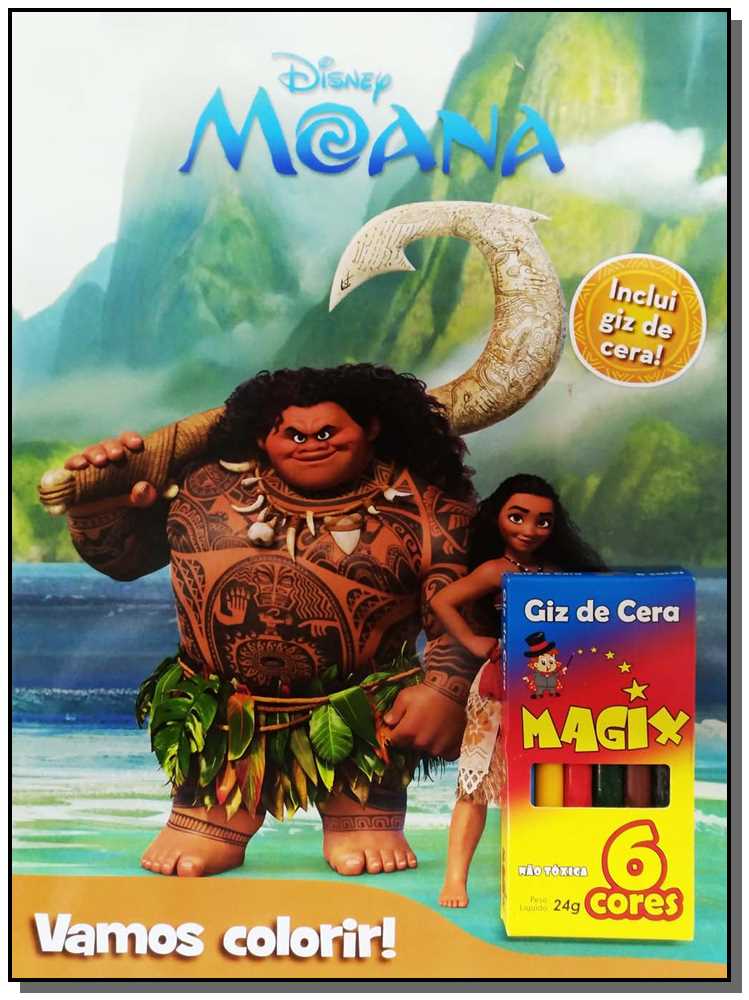 Disney - Vamos colorir - Moana