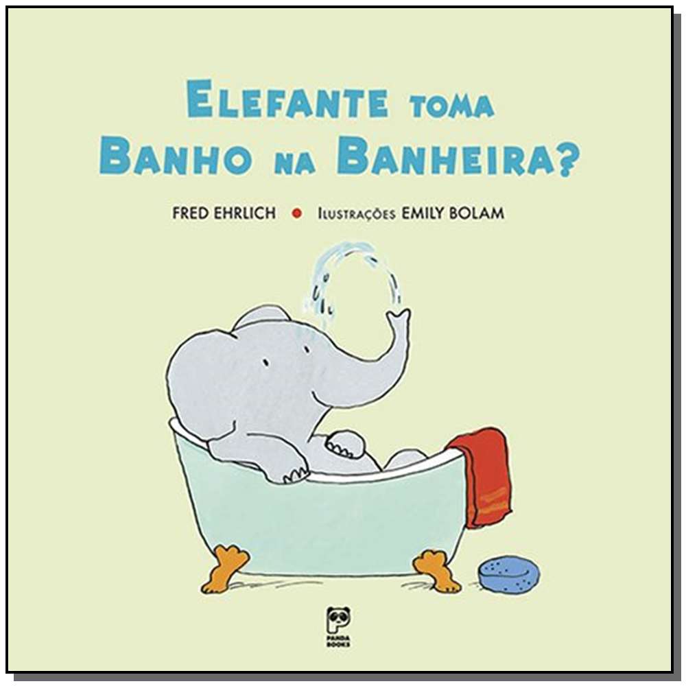 Elefante toma banho na banheira?