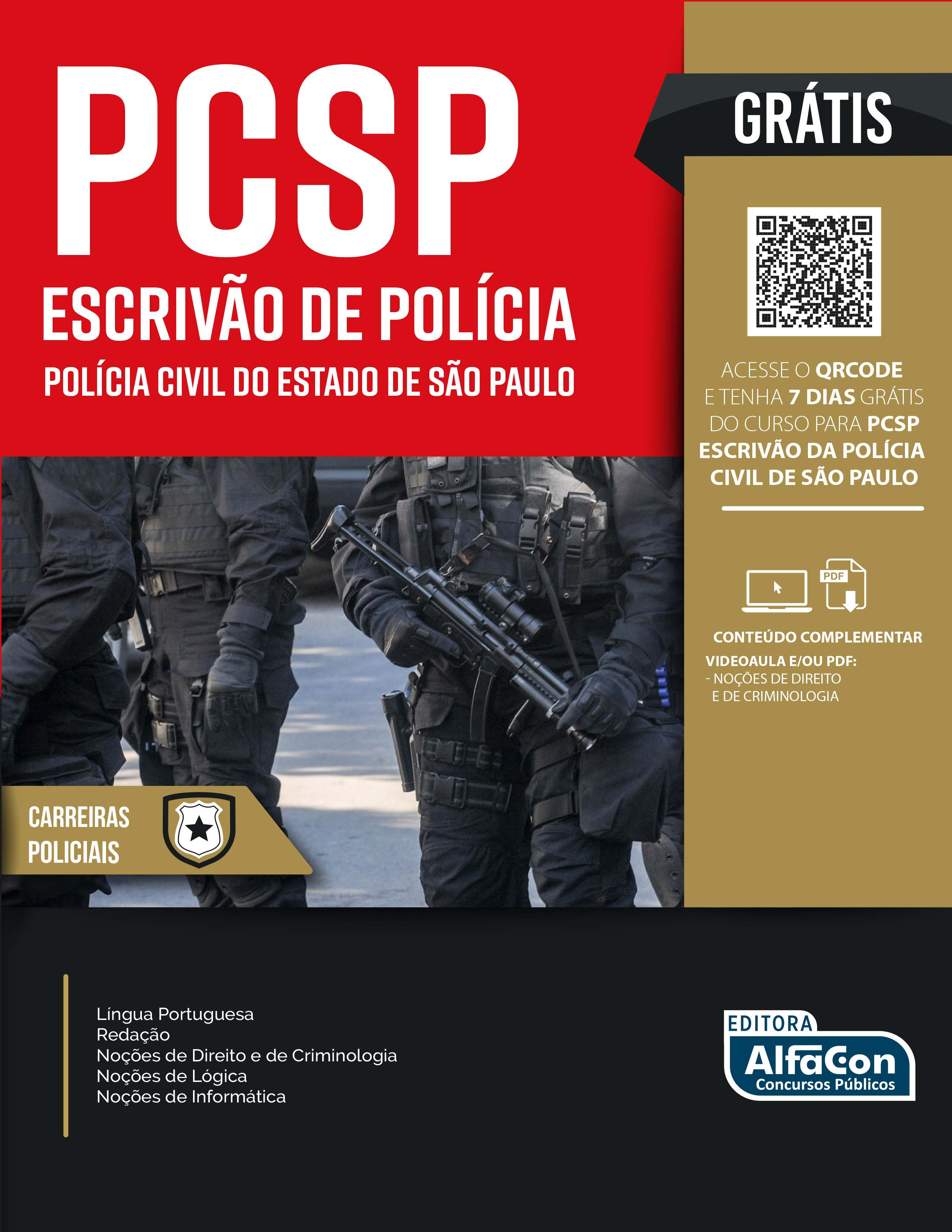 Apostila PCSP - Escrivão da Polícia Civil do Estado de São Paulo