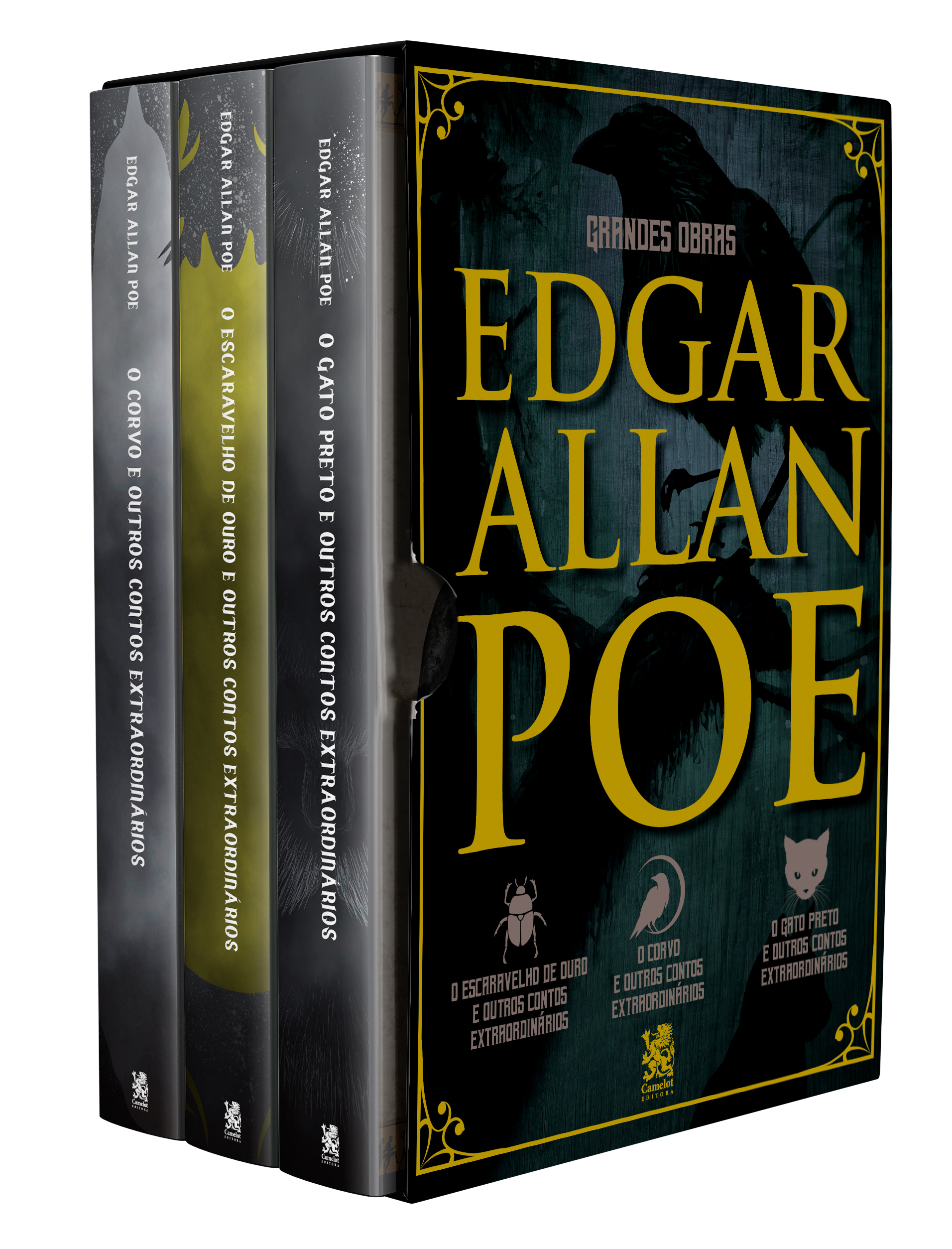 Grandes Obras de Edgar Allan Poe - Box com 3 Livros