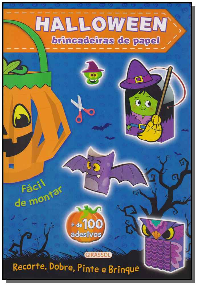 Halloween - Brincadeiras de Papel (Capa Azul)