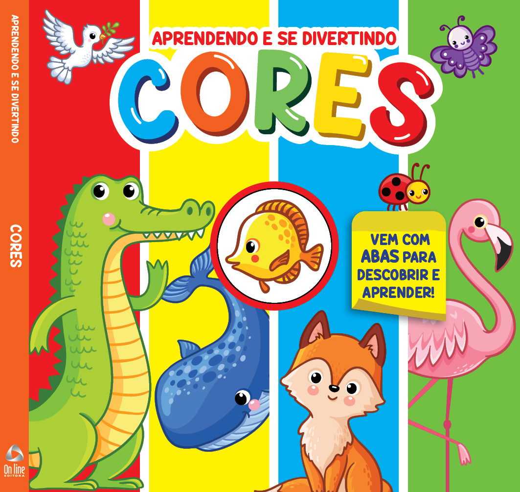Livro Aprendendo e se Divertindo - Cores
