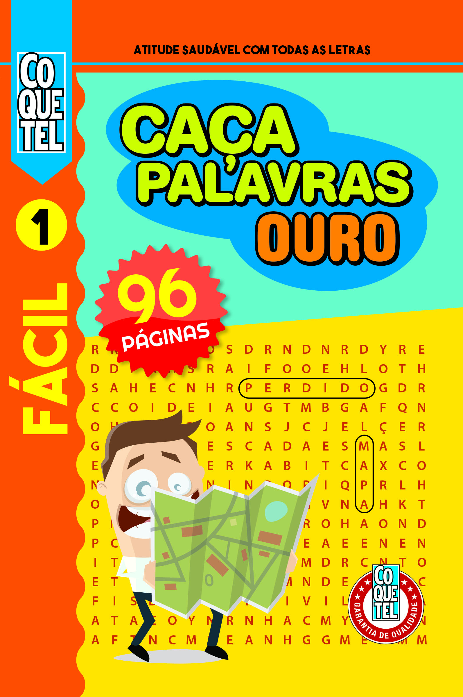 Livro Coquetel Caça-Palavras Ouro 1