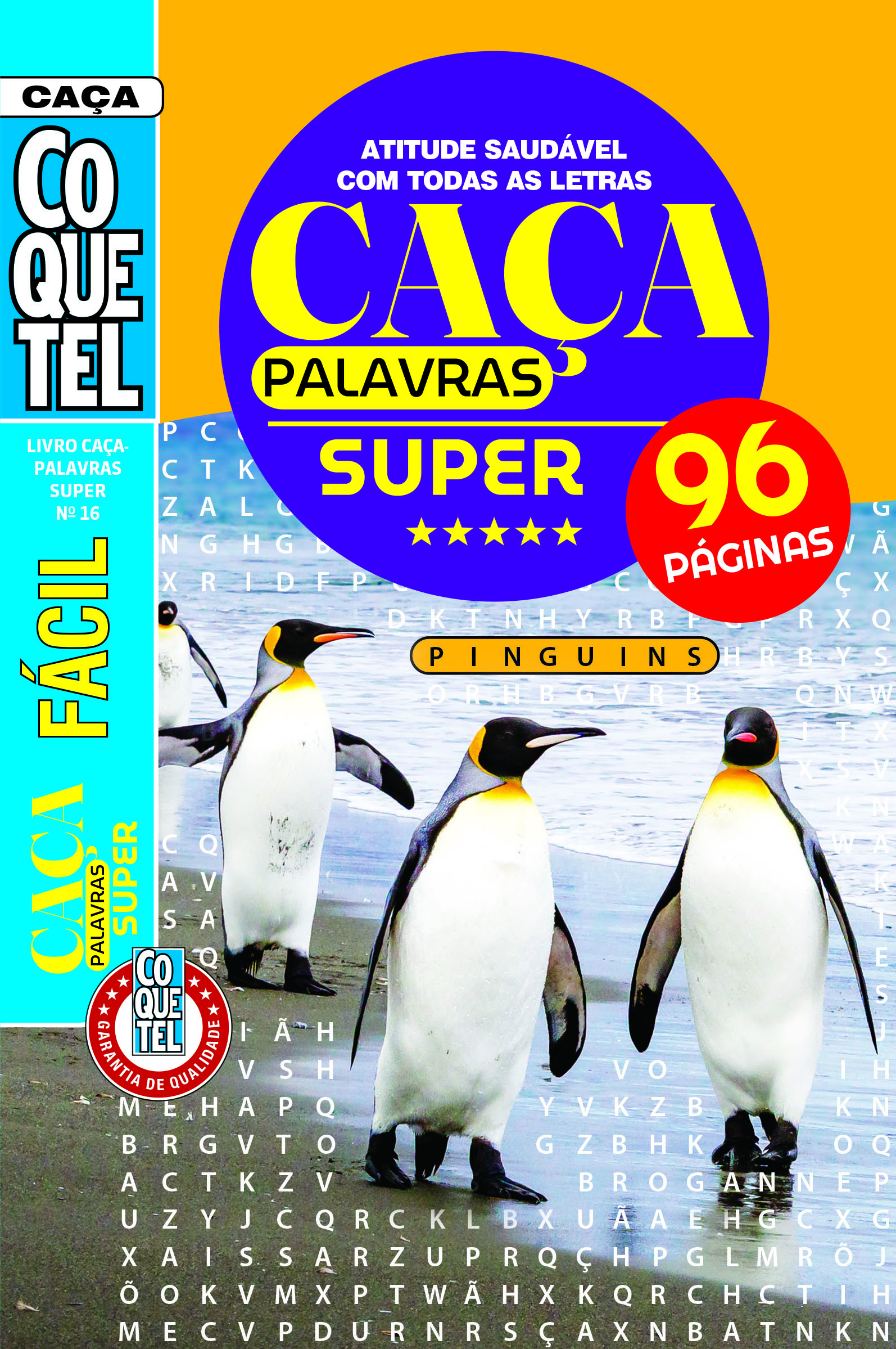 Livro Coquetel Caça-Palavras Super 16