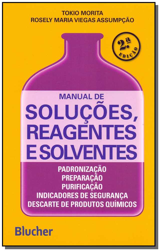 Manual de soluções, reagentes e solventes