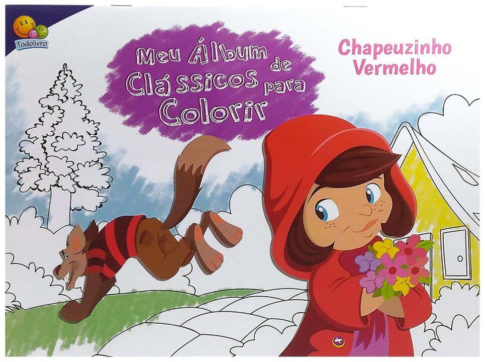 Meu Álbum de Clássicos p/ Colorir:Chapeuzinho