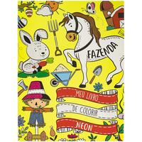 Meu Livro de Colorir NEON: Fazenda