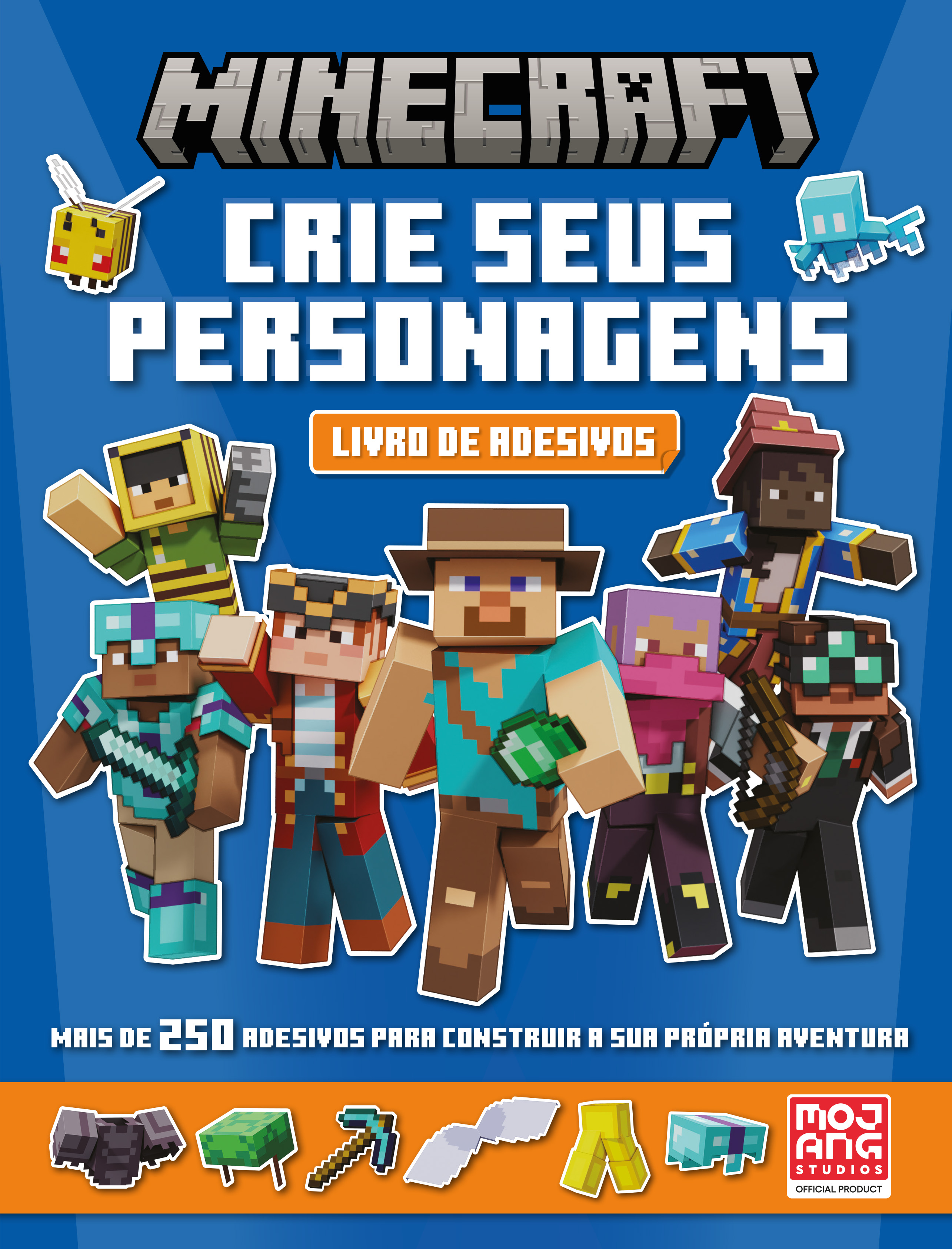Minecraft | Crie seus personagens (Livro oficial de adesivos)
