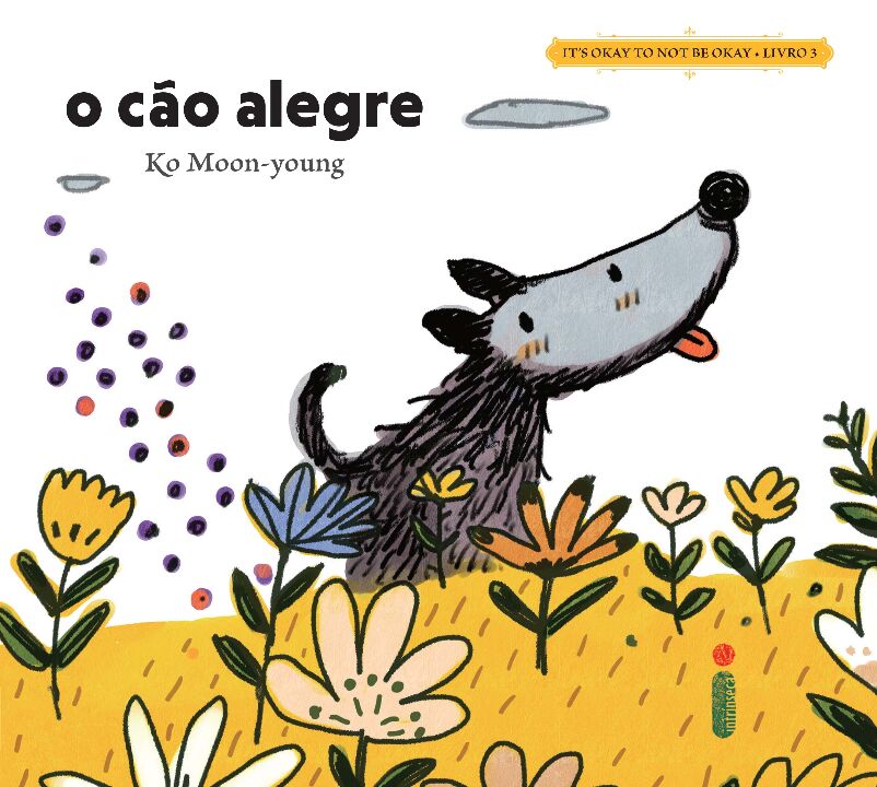 O cão alegre
