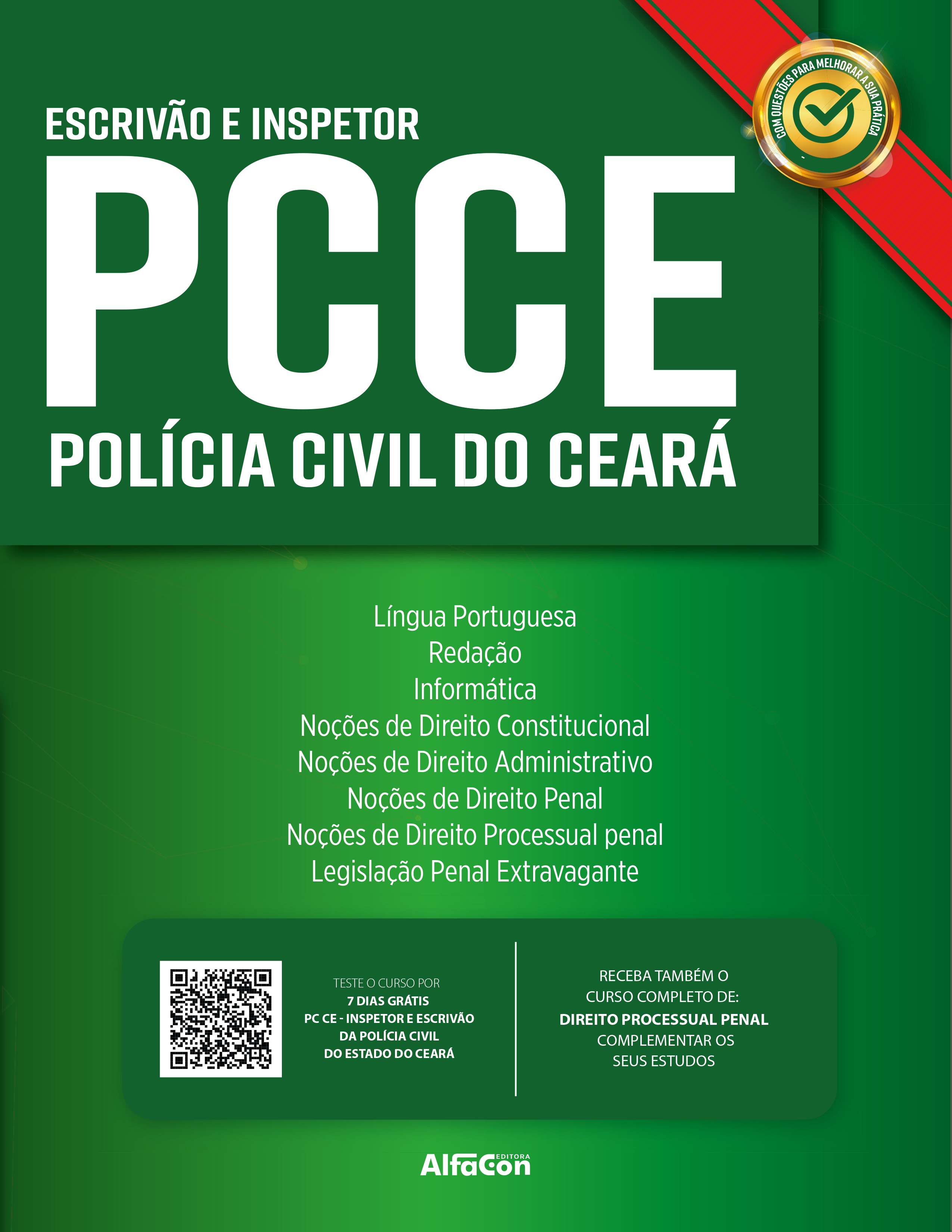 PCCE - Escrivão e Inspetor da Polícia Civil do Ceará