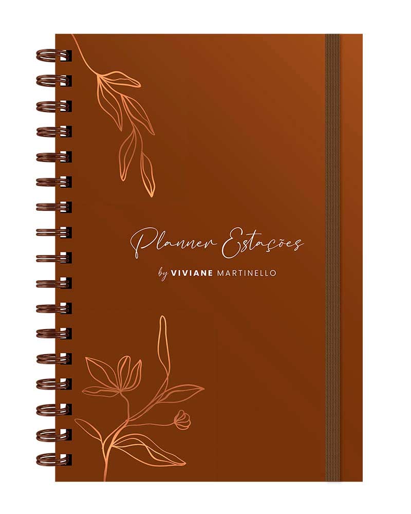 Planner Estações By Viviane Martinello - Caramelo