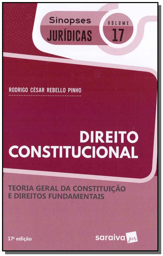 Sinopses jurídicas: Direito Constitucional - 17ª edição de 2019