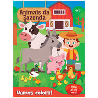 Vamos colorir - Animais da fazenda